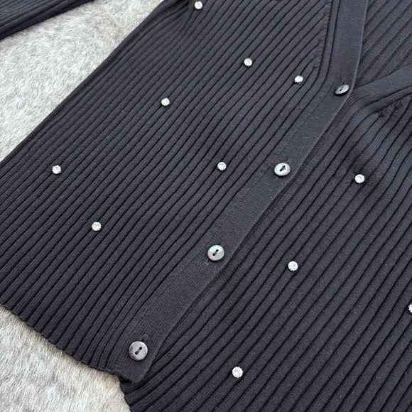 H&M Ribbed Rhinestone Cardigan - Picture 7 of 12